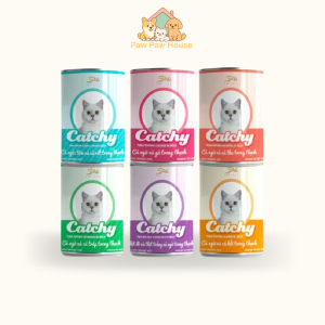 Pate Mèo Catchy Nhiều Hương Vị Lon 400g