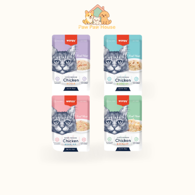 Pate Cho Mèo Wanpy Thịt Gà Thật Gói 80g